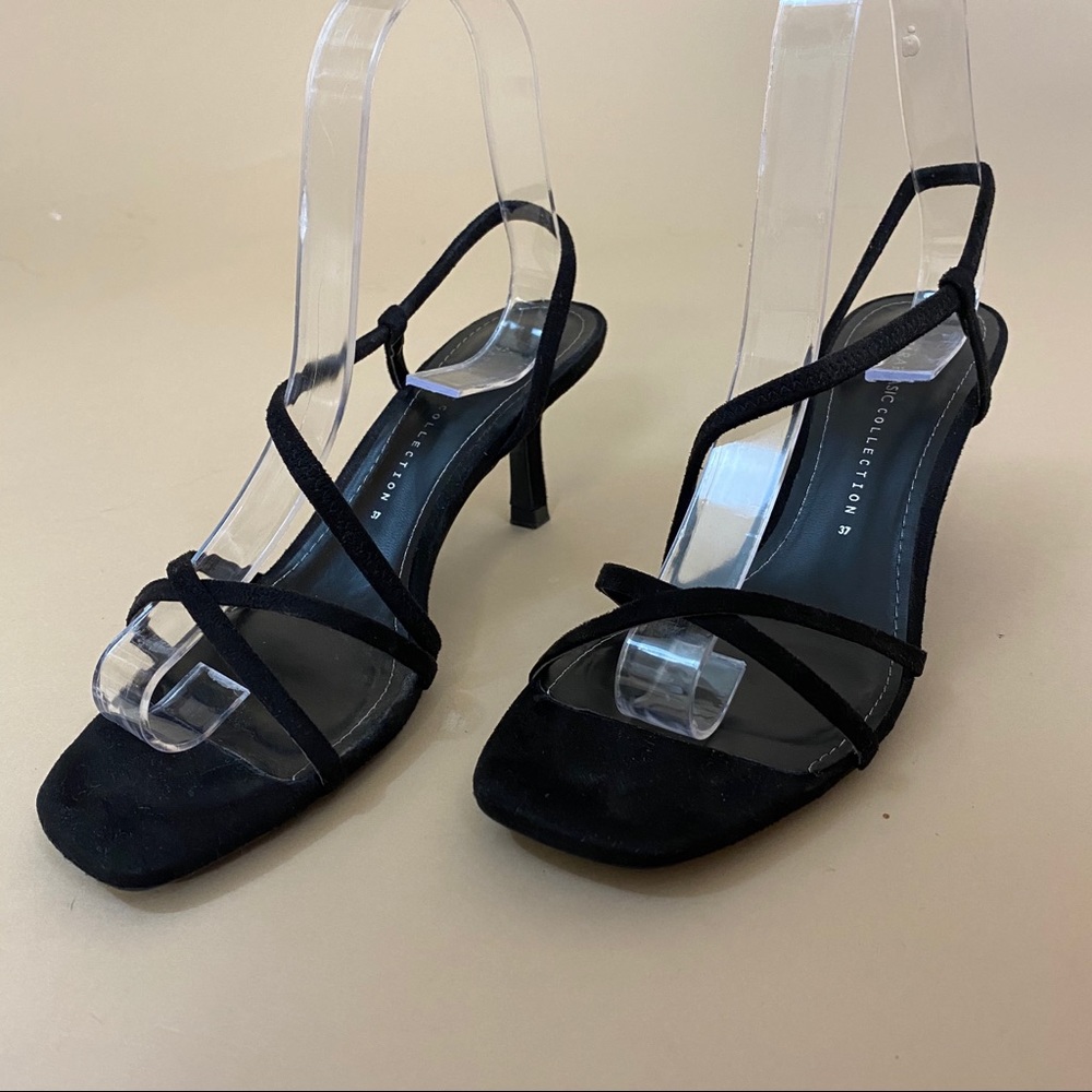 COPY - Zara Mid Heel Elastic Band Strappy Sandals 37
